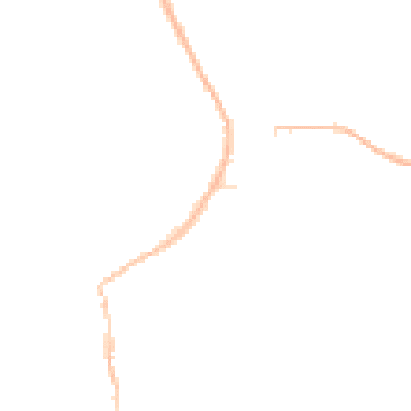 Night-time road noise heatmap for GL55 6HB