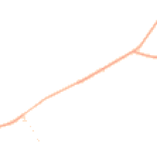 Daytime road noise heatmap for GL55 6LF