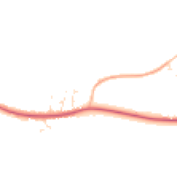 Daytime road noise heatmap for GL55 6LW