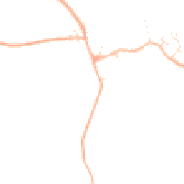 Daytime road noise heatmap for GL55 6NJ