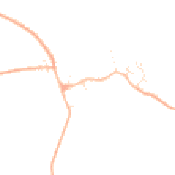 Daytime road noise heatmap for GL55 6NZ