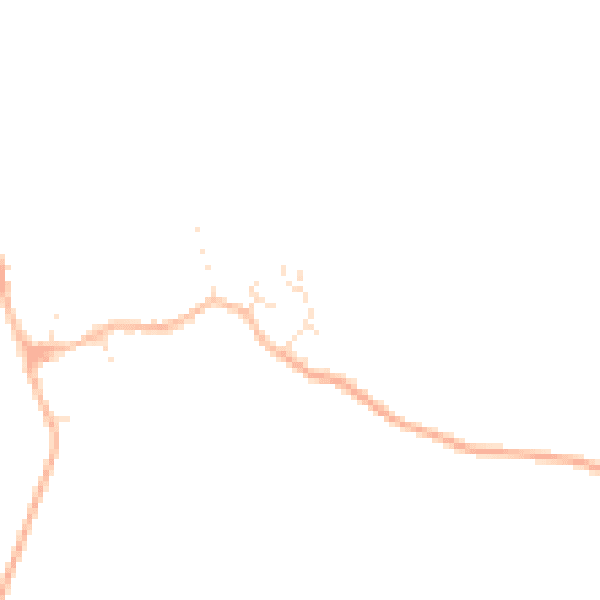 Daytime road noise heatmap for GL55 6PE