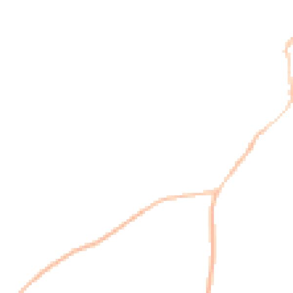 Night-time road noise heatmap for GL55 6RD