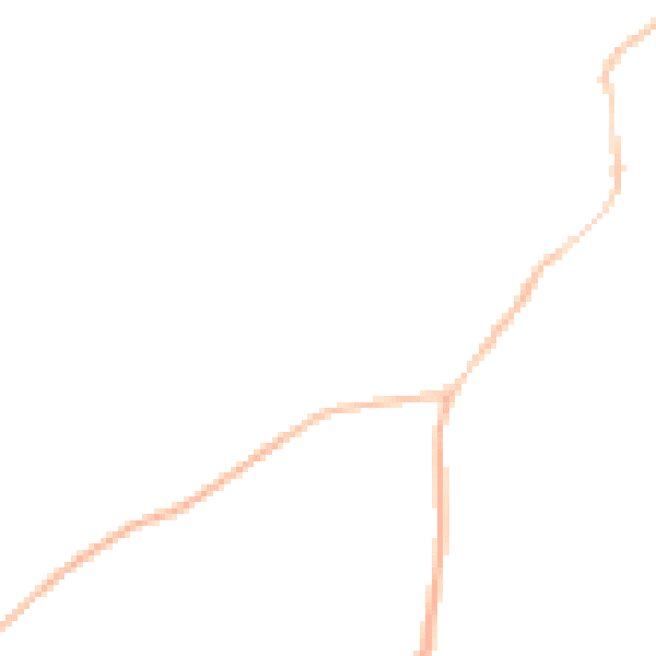 Night-time road noise heatmap for GL55 6RF