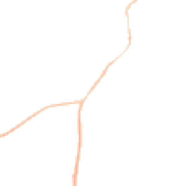 Night-time road noise heatmap for GL55 6RL