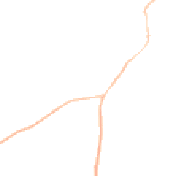 Night-time road noise heatmap for GL55 6RR