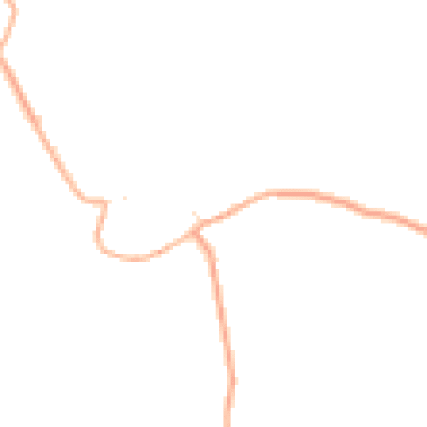 Daytime road noise heatmap for GL55 6XA