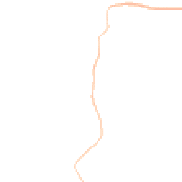 Night-time road noise heatmap for GL55 6XG