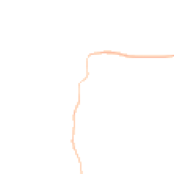 Night-time road noise heatmap for GL55 6XW
