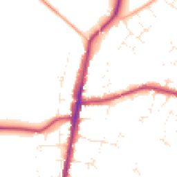 Daytime road noise heatmap for GL56 0AJ