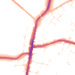 Daytime road noise heatmap for GL56 0AS