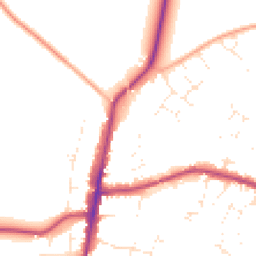Daytime road noise heatmap for GL56 0AU