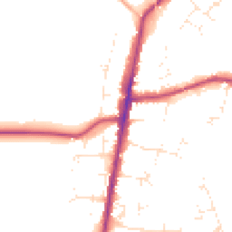 Daytime road noise heatmap for GL56 0BD