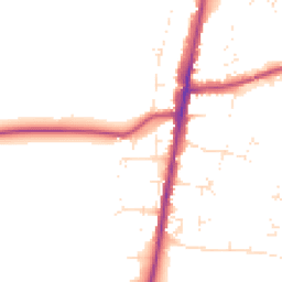 Daytime road noise heatmap for GL56 0BE