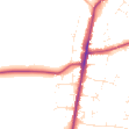 Daytime road noise heatmap for GL56 0BG