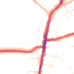 Daytime road noise heatmap for GL56 0BH