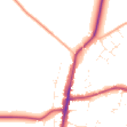 Daytime road noise heatmap for GL56 0BP