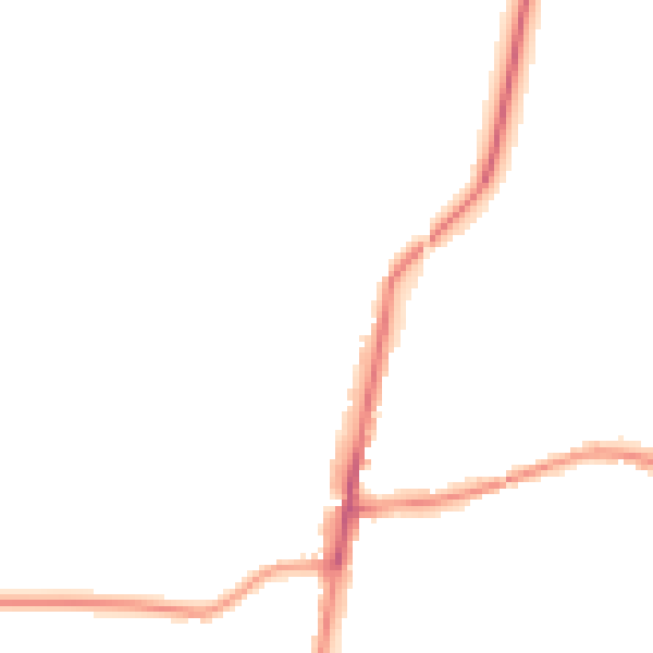 Night-time road noise heatmap for GL56 0BP