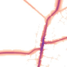 Daytime road noise heatmap for GL56 0BX