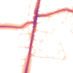 Daytime road noise heatmap for GL56 0DF