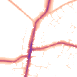 Daytime road noise heatmap for GL56 0DJ