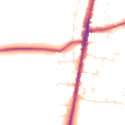 Daytime road noise heatmap for GL56 0DP