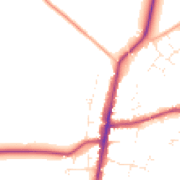Daytime road noise heatmap for GL56 0DQ