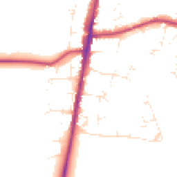 Daytime road noise heatmap for GL56 0DR