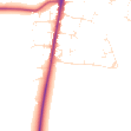 Daytime road noise heatmap for GL56 0DT