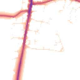 Daytime road noise heatmap for GL56 0DX