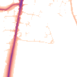 Daytime road noise heatmap for GL56 0DZ