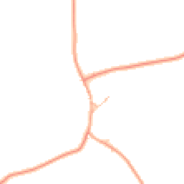 Daytime road noise heatmap for GL56 0PJ