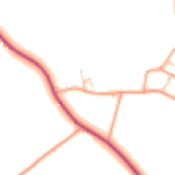 Daytime road noise heatmap for GL56 0RU