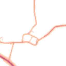 Daytime road noise heatmap for GL56 0TE
