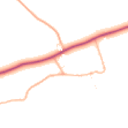 Daytime road noise heatmap for GL56 0UZ