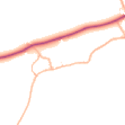 Daytime road noise heatmap for GL56 0XQ