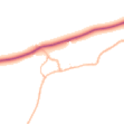 Daytime road noise heatmap for GL56 0XS