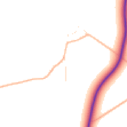 Daytime road noise heatmap for GL56 0XY