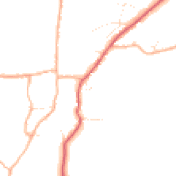 Daytime road noise heatmap for GL56 9AZ