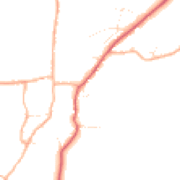 Daytime road noise heatmap for GL56 9BT