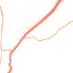 Daytime road noise heatmap for GL56 9DY