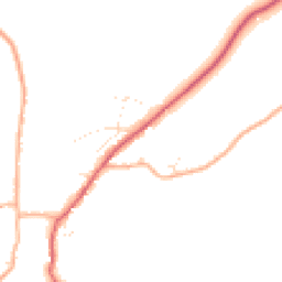 Daytime road noise heatmap for GL56 9EA