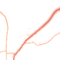 Daytime road noise heatmap for GL56 9EE