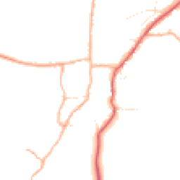 Daytime road noise heatmap for GL56 9ES