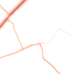 Daytime road noise heatmap for GL56 9LF