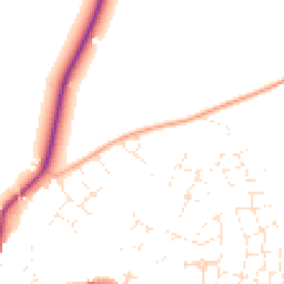 Daytime road noise heatmap for GL56 9PW