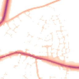 Daytime road noise heatmap for GL56 9PY