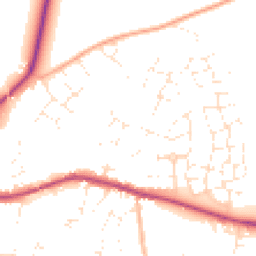 Daytime road noise heatmap for GL56 9RU