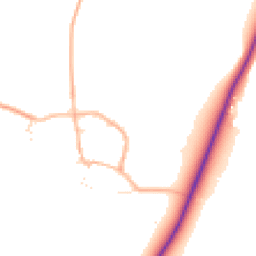 Daytime road noise heatmap for GL56 9SG