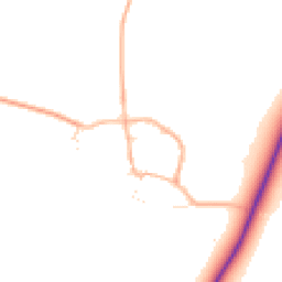 Daytime road noise heatmap for GL56 9SJ